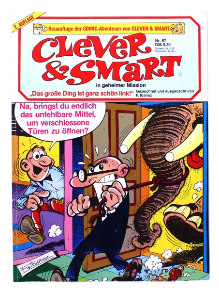 Clever & Smart in geheimer Mission Comic Album Nr. 57 (2. Auflage): Das große Ding ist ganz schön link!